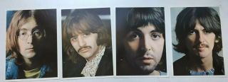 The Beatles White Album Vinyl 2LP’s RARE IMPORT AUS.  NM w/ Poster & 4 Cards 6