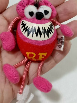 Rat Fink Mini Pink Plush Mascot Doll Ed Big Daddy Roth 3 