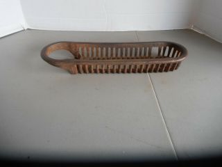Vintage Cast Iron Horse Drawn Implement Tool Box