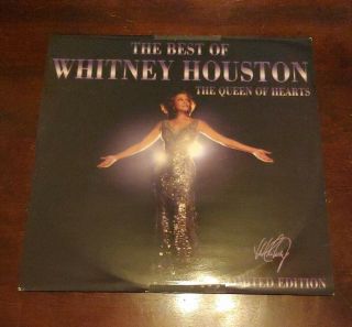 Whitney Houston - Best Of : The Queen Of Hearts Color Vinyl Lp Ltd Ed Rare Oop