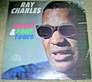 Ray Charles Sweet And Sour Tears Vinyl Lp 1964 Abc480