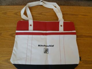 The Home Depot Kitchenaid Black Red White Tote Bag Promotional Item
