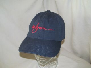 Wynn Hotel & Casino Las Vegas Golf Ball Cap Navy Hat Driving Sports Luxury