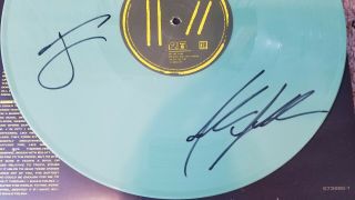 Twenty One Pilots Trench Signed Olive Green Vinyl Plus Yellow Green