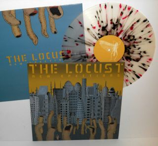 The Locust - ‎ Erections Lp - Splatter Colored Vinyl Album - Grind Record