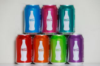 2015 Coca Cola 7 Cans Set From Turkey,  Colour / Summer