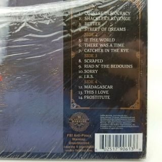 Double Vinyl LP 2008 Album 2 Record 180g Guns N Roses Chinese Democracy 3