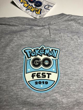 Pokemon Go Fest 2019 Chicago exclusive T - Shirt Shirt - Extra Large (XL) 2