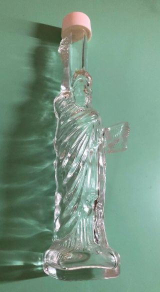 Statue Of Liberty Shaped Glass Bottle