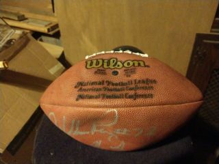 William Perry autohraphed game ball 2