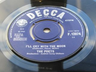 THE POETS ORIG 1965 UK 45 THAT ' S THE WAY IT ' S GOT TO BE DECCA F.  12074 EX, 3