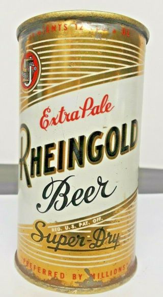 Rheingold Flat Top Beer Can,  United States Brewing Company,  Chicago,  Il 1950s
