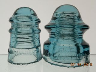 Cornflower Blue Cd 164 And Cd 106 Mclaughlin Glass Insulator