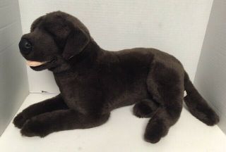 E&j Classic Prima Chocolate Lab 21 " Plush Dog Labrador Retriever Brown C8