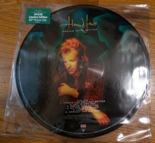 Howard Jones Dream Into Action Limited Edition Cherry Red Picture Disc Lp
