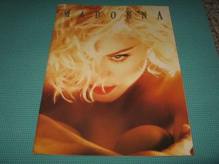Madonna Blond Ambition World Tour Program Book 1990 Japan