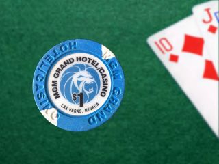 Mgm Grand Casino Las Vegas Nv $1 Poker Chip 2nd Issue