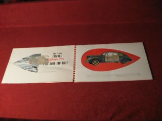 1941 Lincoln & Continental Spiral Bound Show Room Album Book Sales Old 7