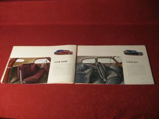 1941 Lincoln & Continental Spiral Bound Show Room Album Book Sales Old 8