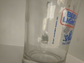 Vintage Bud Light 1987 Spuds Mackenzie Glass Budweiser Beer Pitcher 48 Oz 2
