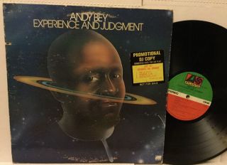 Andy Bey - Experience And Judgment Lp Vinyl Record Jazz Funk Classic