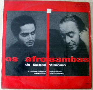 Os Afro Sambas Lp Baden Powell Vinicius De Moraes Quarteto Em Cy Brazil Bossa