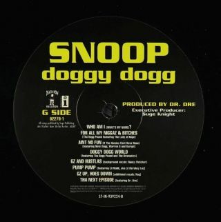 Snoop Doggy Dogg - Doggystyle LP - Interscope/Death Row 1st Press VG,  Shrink 2