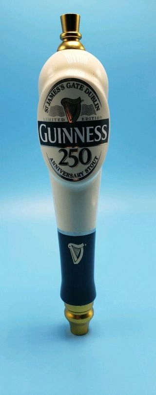 GUINNESS BREWING 250th Anniversary Stout ST.  JAMES ' S GATE Dublin Beer Tap Handle 3