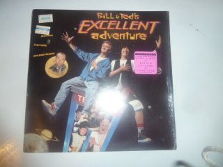BILL AND TED ' S ADVENTURE OST LP,  RECORD w HYPE STICKER IN SHRINK 2