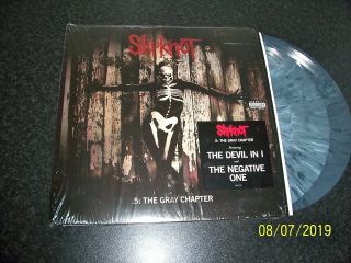 Slipknot -.  5: The Gray Chapter Gray Marbled Colored Vinyl Lp