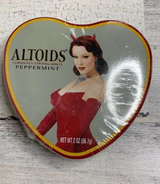 Altoids Mints Valentine Tin Discontinued She Devil Large Perfect