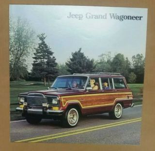 1985 Jeep Grand Wagoneer Brochure