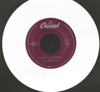 7 " Paul Mccartney ‎– Off The Ground Usa Pressing Juke Box Only White Vinyl