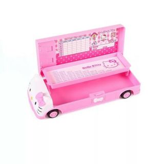 Hello Kitty Pencil Case,  White Board,  Pen With Eraser For Girl Kid Car Pencil Box