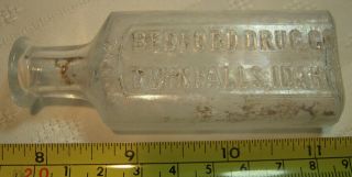 Vintage Druggist Pharmacy Bottle: Bedford Drug Co. ,  Twin Falls Idaho