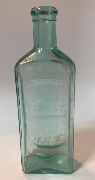 Hood ' s Sarsaparilla Bottle Lowell,  Mass Antique Vintage 6