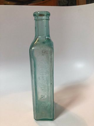 Hood ' s Sarsaparilla Bottle Lowell,  Mass Antique Vintage 7