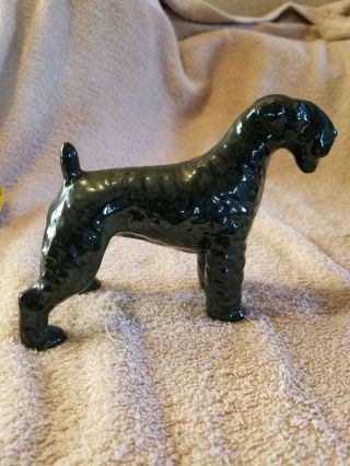 Rare Vintage Morten Studio Kerry Blue Terrier Dog Figurine