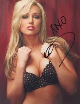 Porn Star Kayden Kross Signed 8x10 Photo Autograph Model