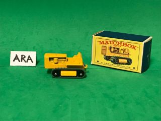 (lesney Matchbox) No.  8 Caterpillar D8 Tractor,  Bpw,  [ara]