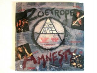 ZOETROPE AMNESTY LP RARE 1985 COMBAT CHICAGO SPEED METAL / THRASH METAL 2