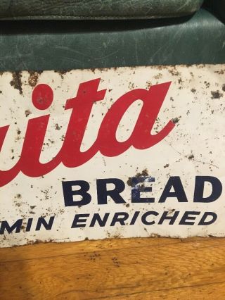 Merita Bread Advertising Sign Rustic 6