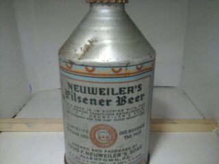 12oz crowntainer beer can ( (NEUWEILER ' S PILSNER BEER))  by Louis f. 3