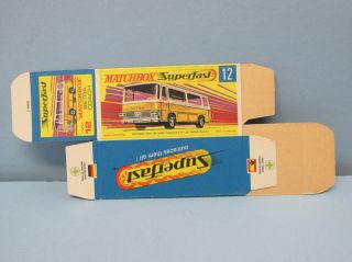 Matchbox Superfast 12b Setra Coach “g Box” Unfolded C10
