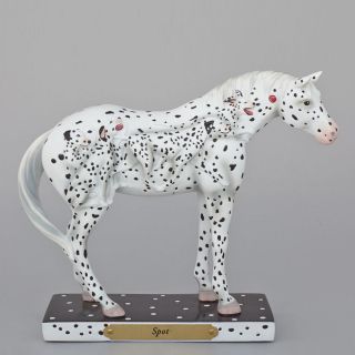 Trail Of Painted Ponies Horse Spot Dalmatian Dog Pattern Figurine 1e/ 1,  492