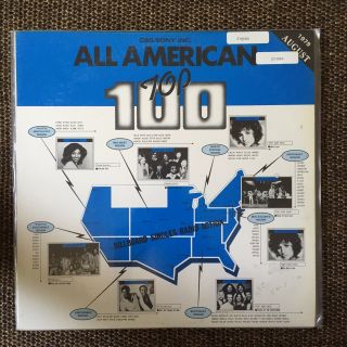 All - American Top 100 August 1979 Japan Promo Lp Anita Ward - Earth,  Wind,  & Fire