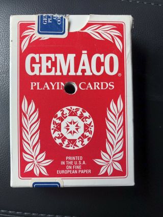 Trump Taj Mahal Casino Resort Atlantic City Gemaco Playing Cards 3