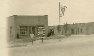 Vintage McVay ' s Camp Van Horn,  Texas Photograph Conoco Gas 2