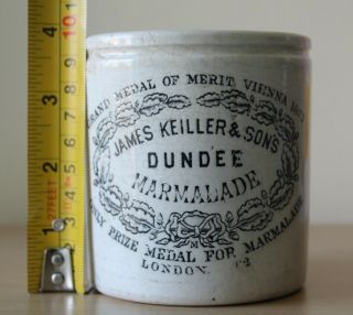 N 5 Vintage James Keiller Dundee Marmalade Stoneware Jar