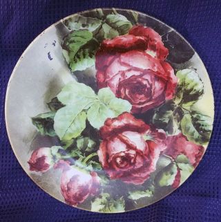 Antique Tin Lithograph Plate Advertising Premium - Possibly 1920s Or 30s